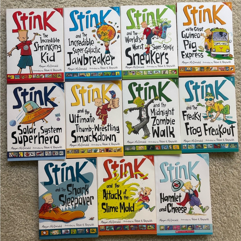 Stink book collection 1-11 by Megan McDonald very good condition
